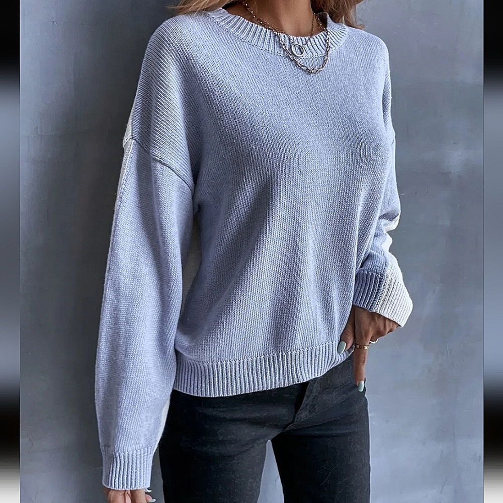 Women's Sweater Casual Crew Neck.